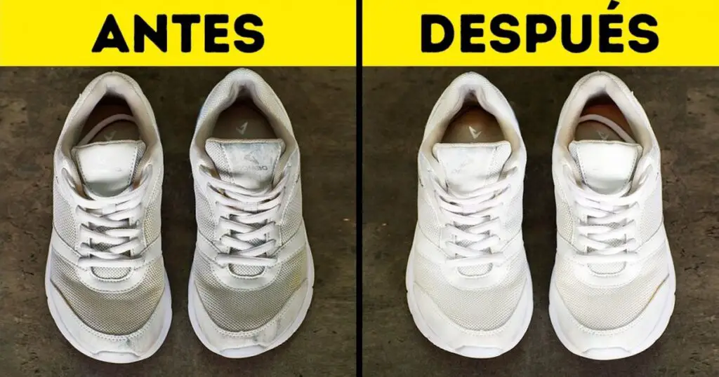 ¡Con este truco puedes limpiar tus zapatos blancos con facilidad para