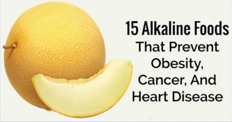 15 alimentos alcalinos que previenen la obesidad, el cáncer y las enfermedades cardíacas