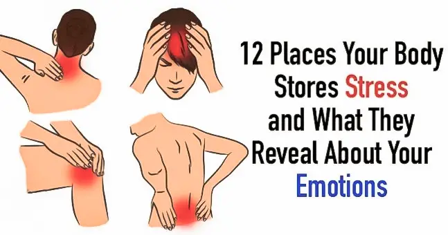 12 lugares en los que tu cuerpo almacena el estrés y lo que revelan sobre tus emociones