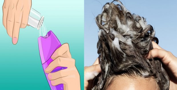 Put Salt in Your Shampoo Before Showering. This Simple Trick Solves One of the Biggest Hair Problems