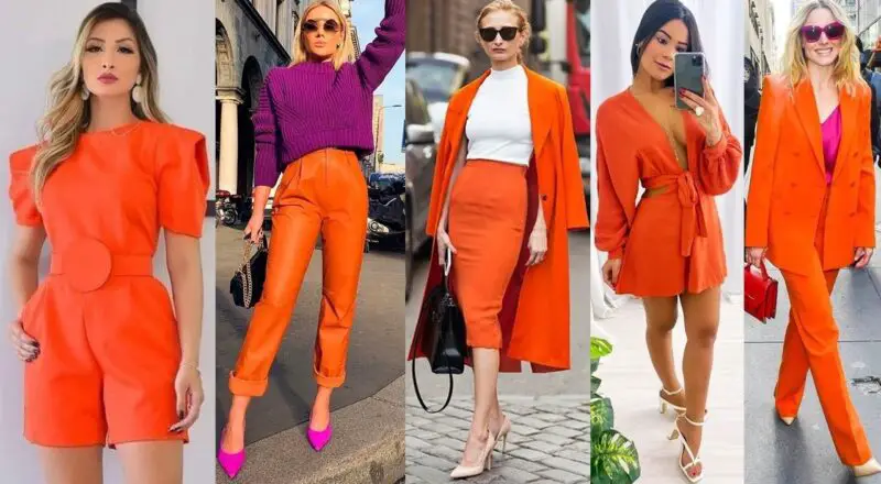 Cómo combinar el color naranja para mujeres