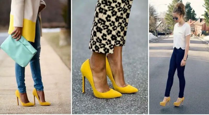 Radiante y Alegre: Cómo Combina Zapatos Amarillos con Estilo